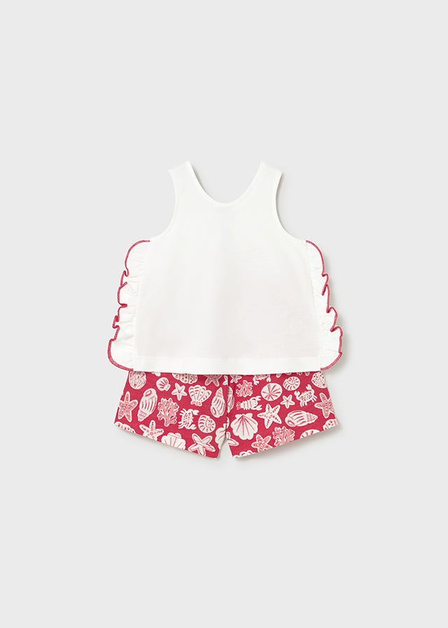 Two-piece set (shorts and camisole) - Crab