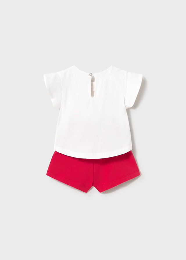 Ensemble 2 pièces (short et chandail) - Fraises et bleuets