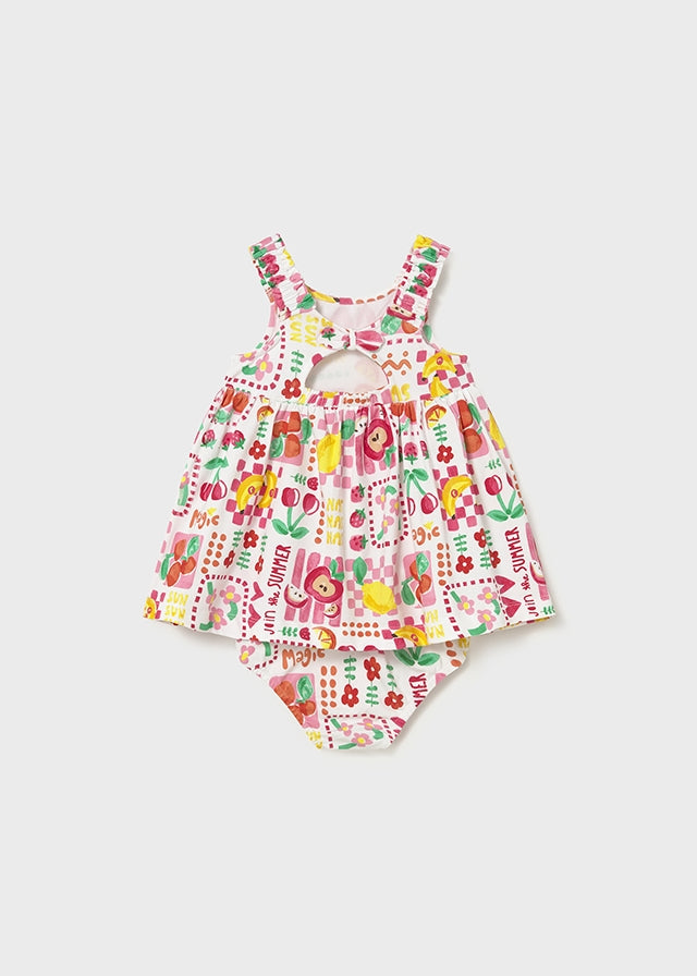 Printed knit dress - Hibiscus