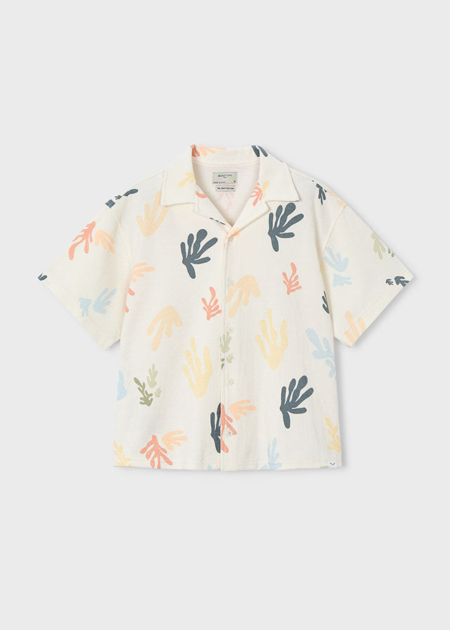 Chemise à manches courtes - Récif de corail