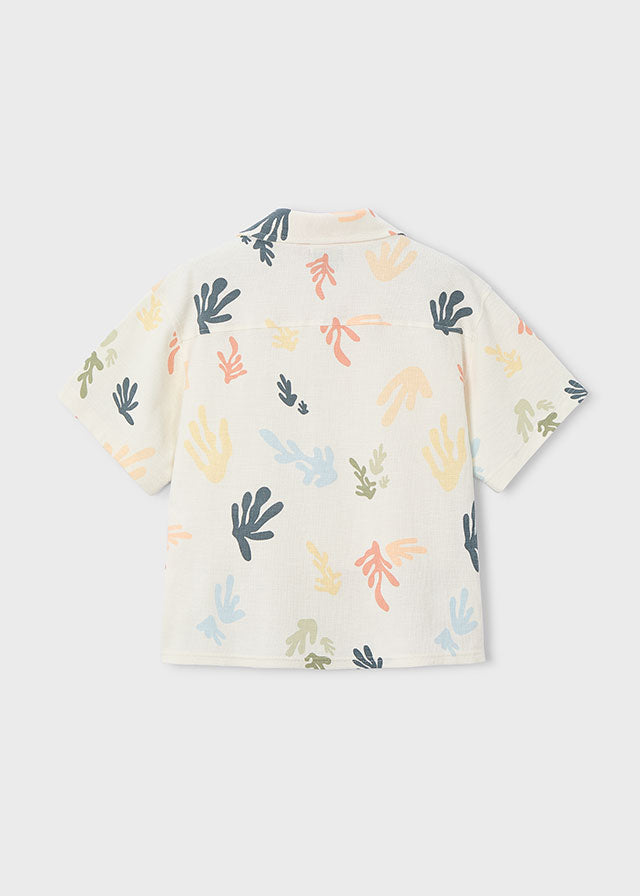 Chemise à manches courtes - Récif de corail