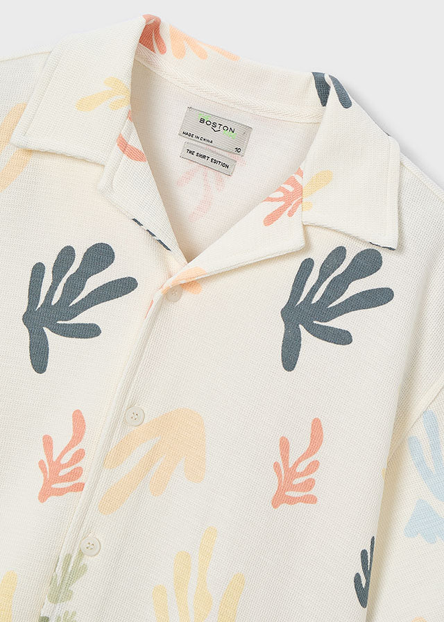 Chemise à manches courtes - Récif de corail