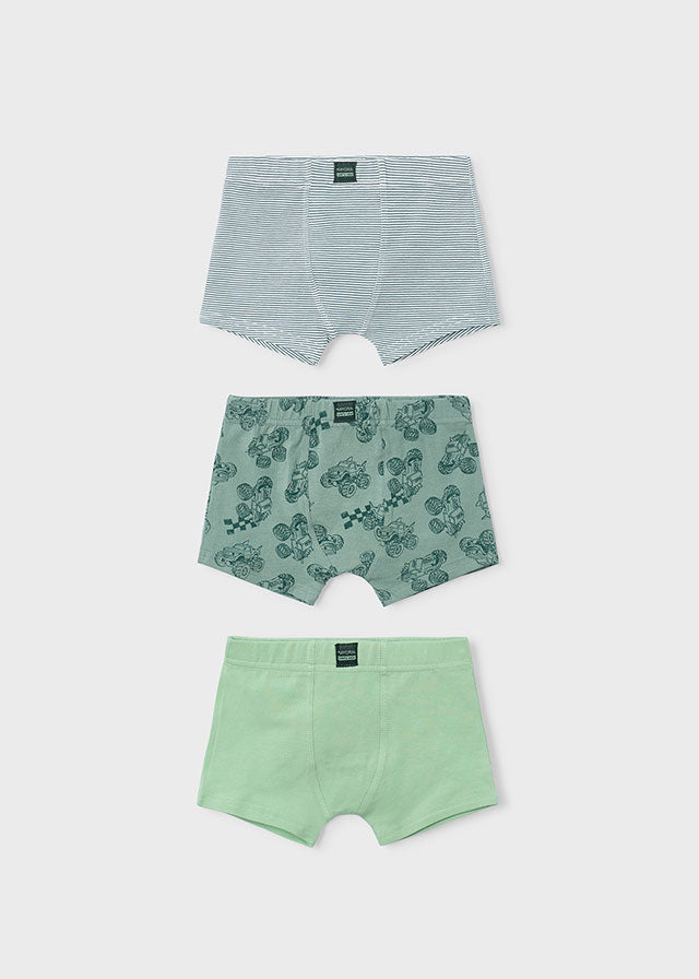 Ensemble de 3 boxers - Menthe
