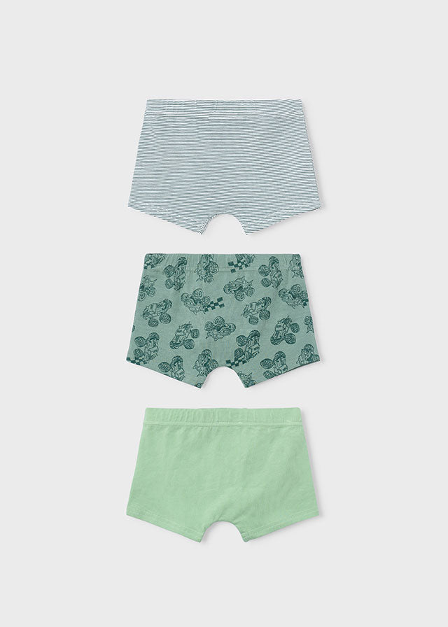 Ensemble de 3 boxers - Menthe