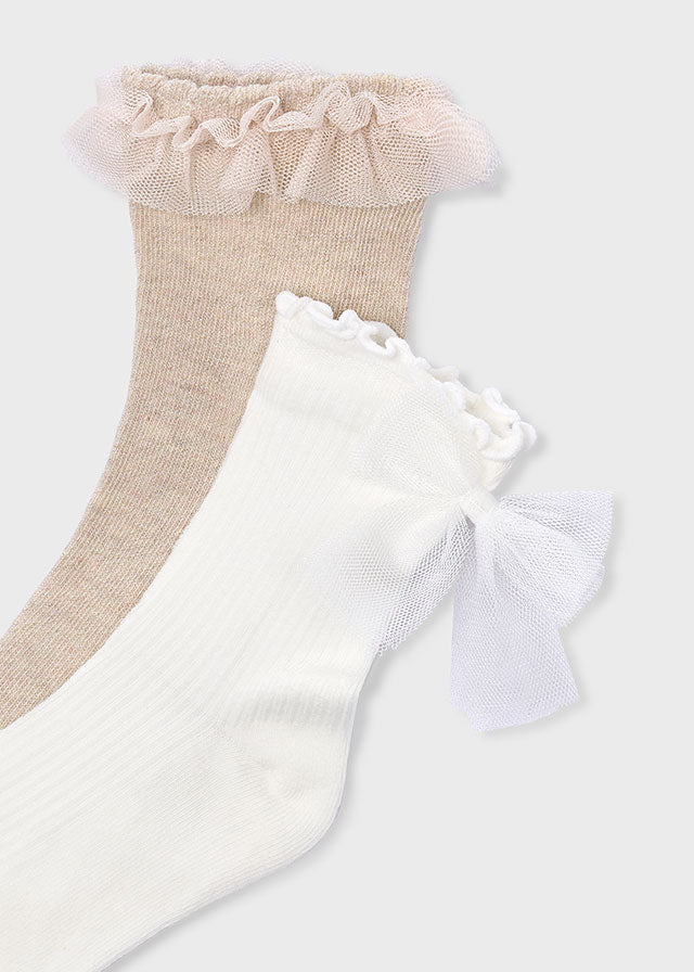 Pair of frilly socks