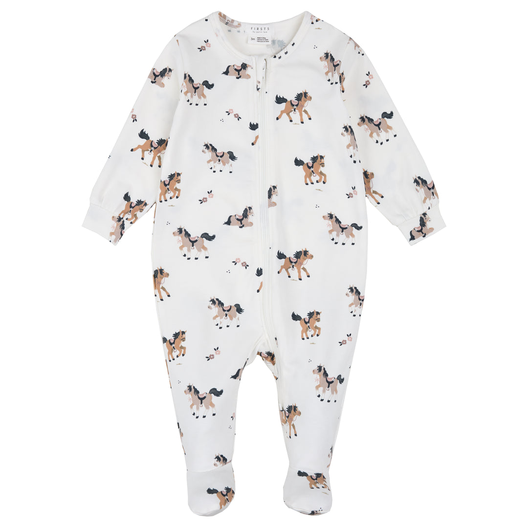 Pyjama une pièce à imprimé de poneys