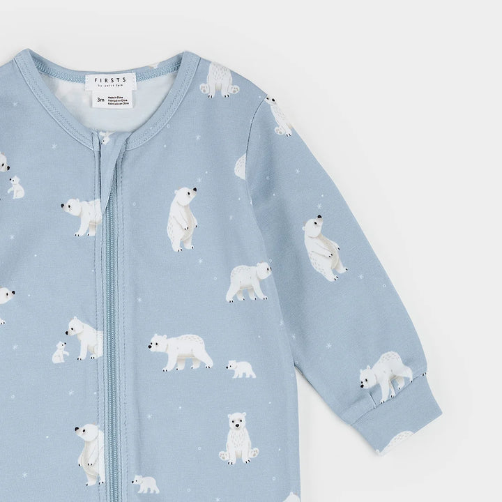 Pyjama une pièce à imprimé d'ours polaires