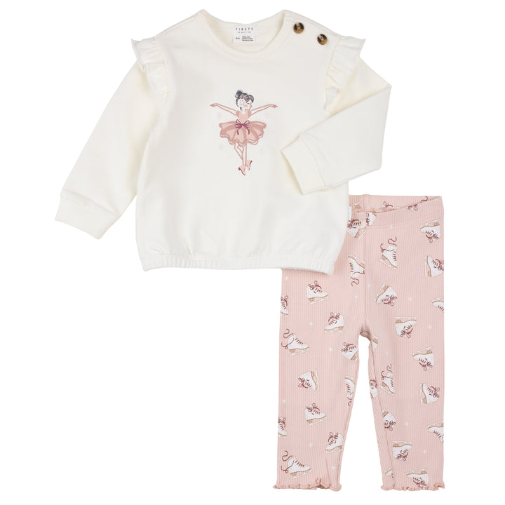 Ensemble legging à motif patineuse