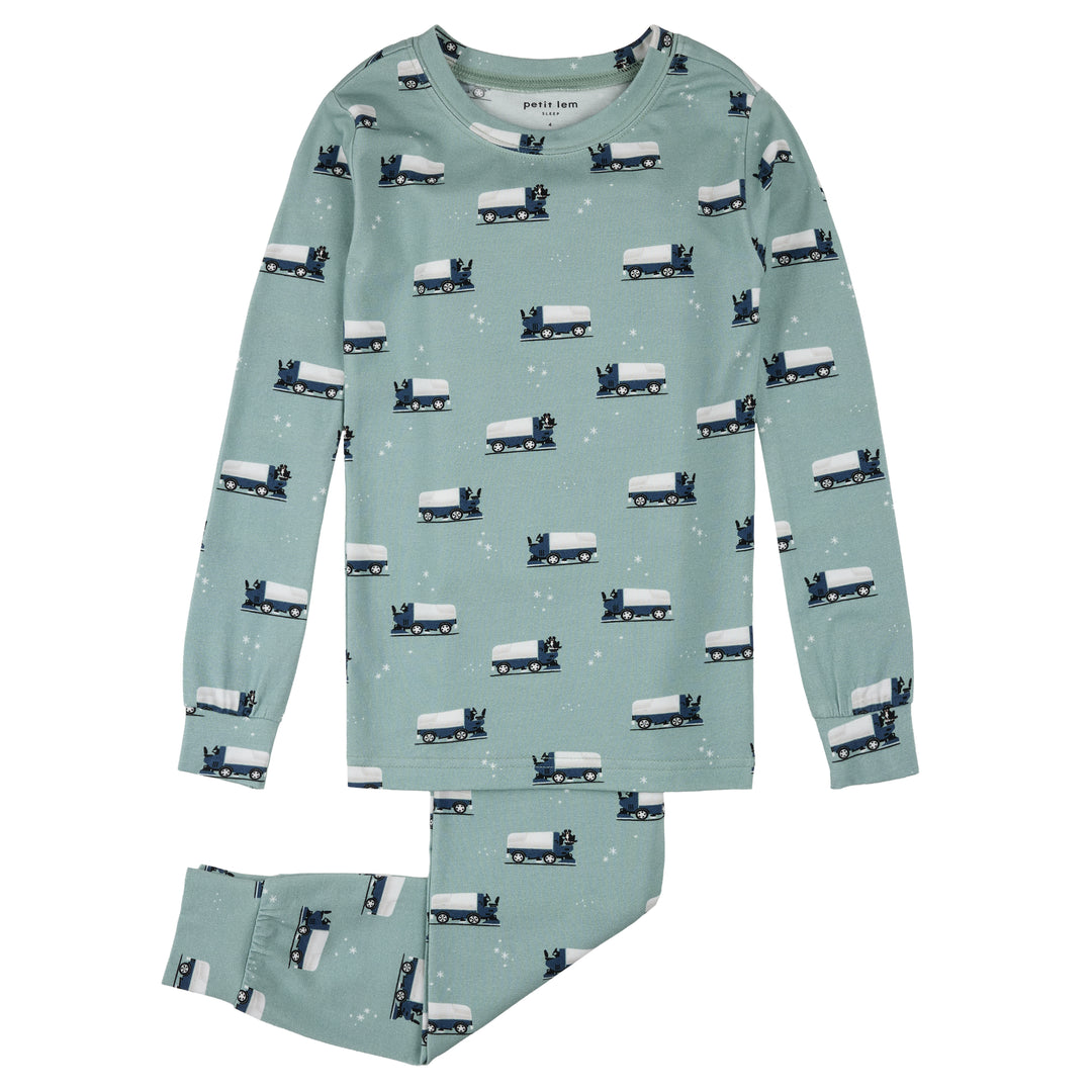 Pyjama deux pièces à imprimé de zambonis