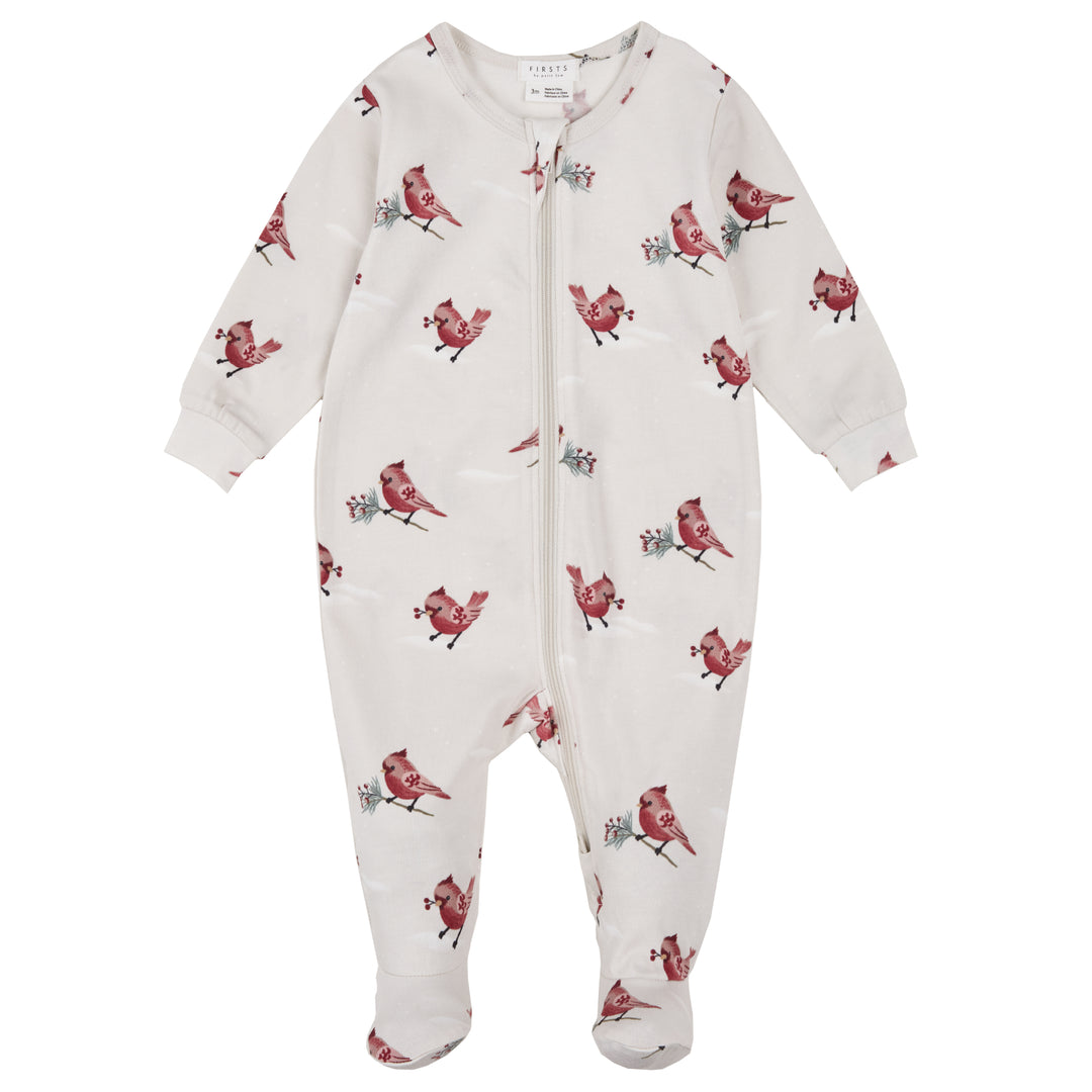 Pyjama une pièce à imprimé de cardinaux