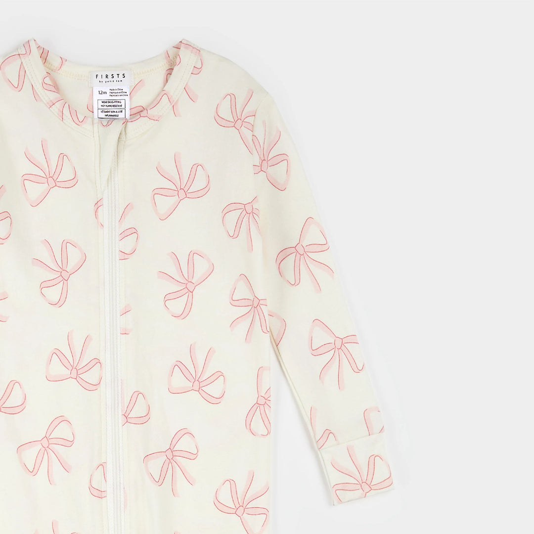 Pyjama une pièce convertible à imprimé de boucles