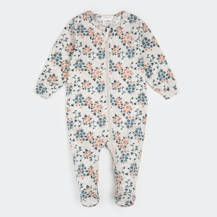 Pyjama une pièce à imprimé de fleurs printanières