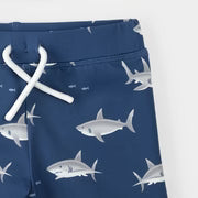 Shark print pool set (shorts and top)