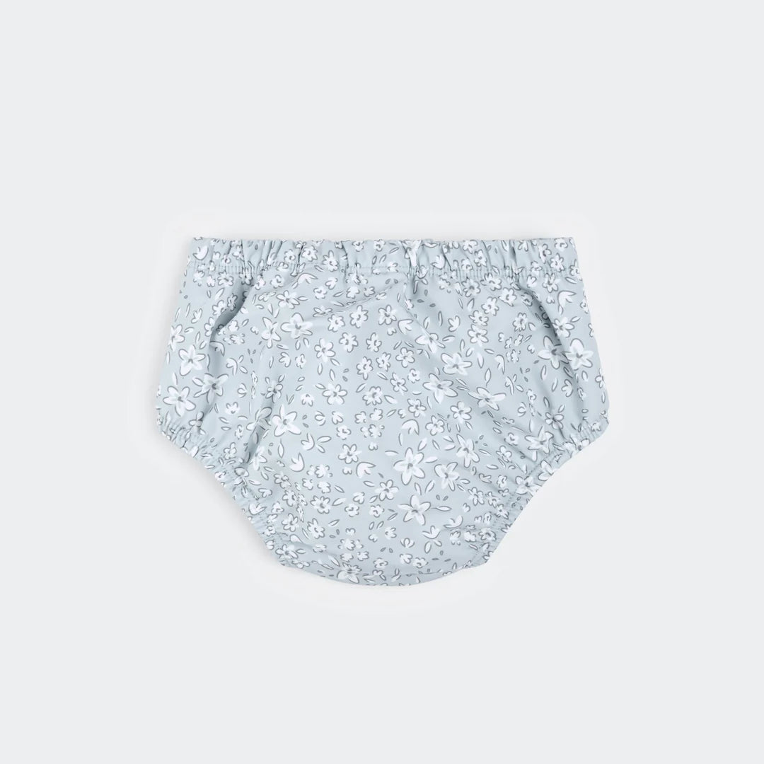 Retro floral print pool diaper