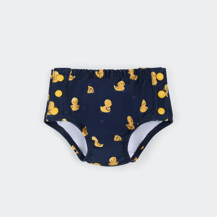 Rubber duck print swimming diaper