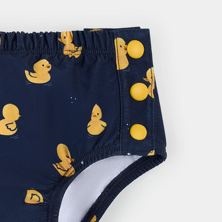 Rubber duck print swimming diaper