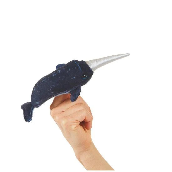 Marionnette à doigt - Narval (mini)
