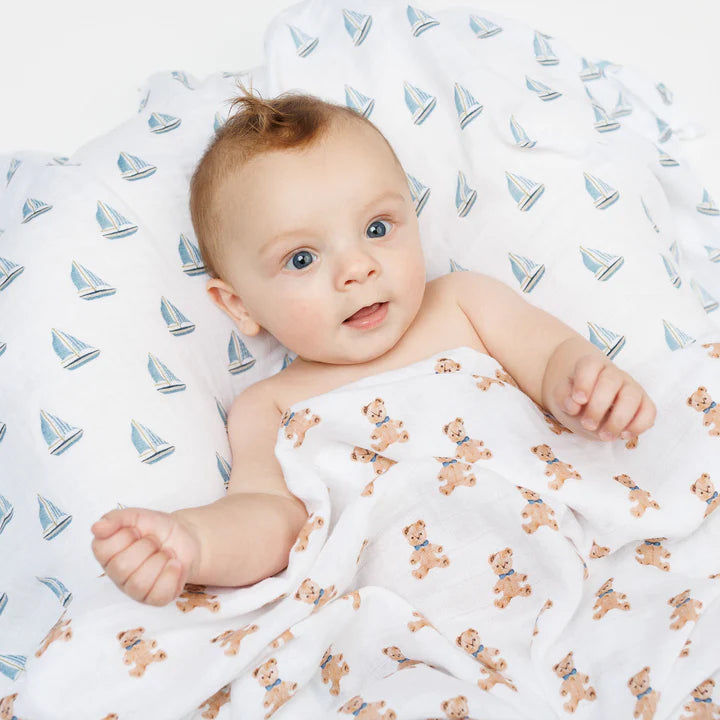 Peaches Muslin Blanket