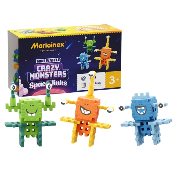 Mini Waffle - Monstres fous : Folies spatiales (60 pcs)