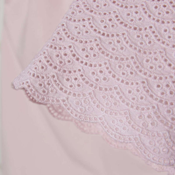 Chandail manches dentelle Lotus