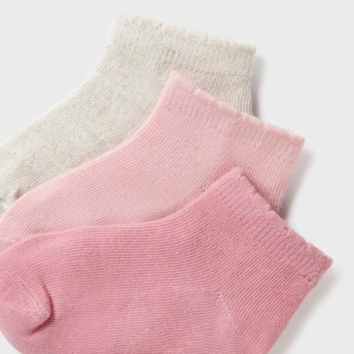 Chaussettes bébé paquet de 3 Rose