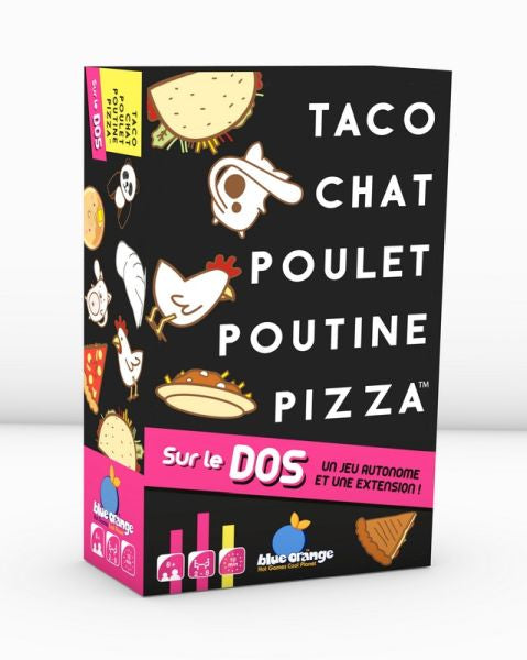 Taco chat poulet... sur le dos
