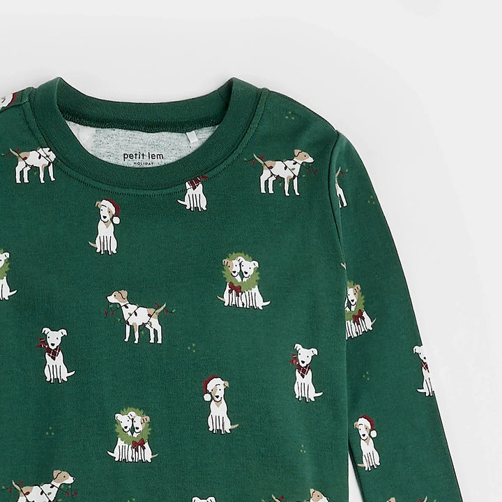 Pyjama deux pièces Chiens Festifs 4 ans