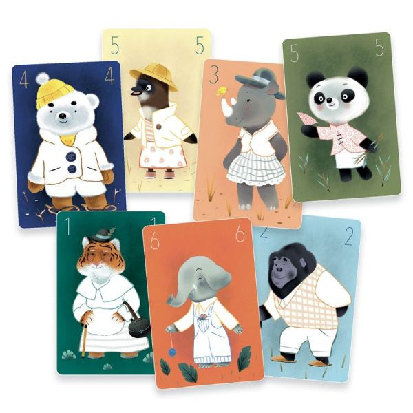 DIY - Chics animaux (jeu de 7 familles à colorier)