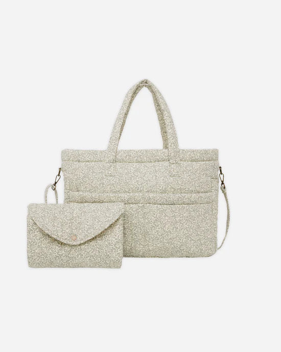 Sac à couches avec matelas à langer Jardin vert