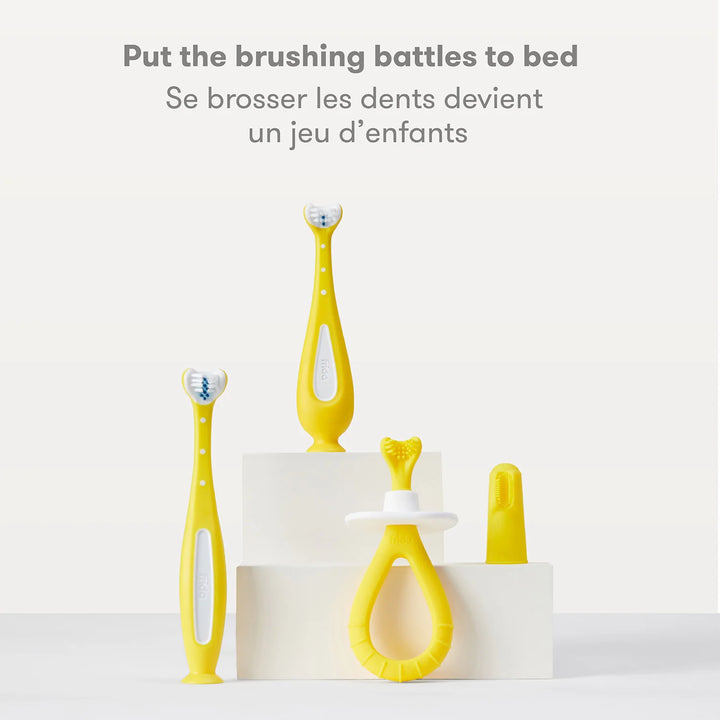 Ensemble de brosses à dents d'apprentissage Grow-With-Me