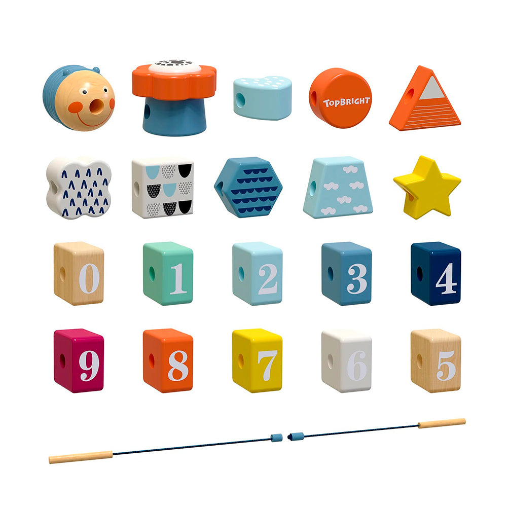 Jeu d'enfilage - Chenille