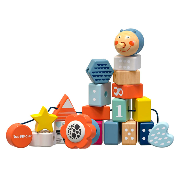 Jeu d'enfilage - Chenille