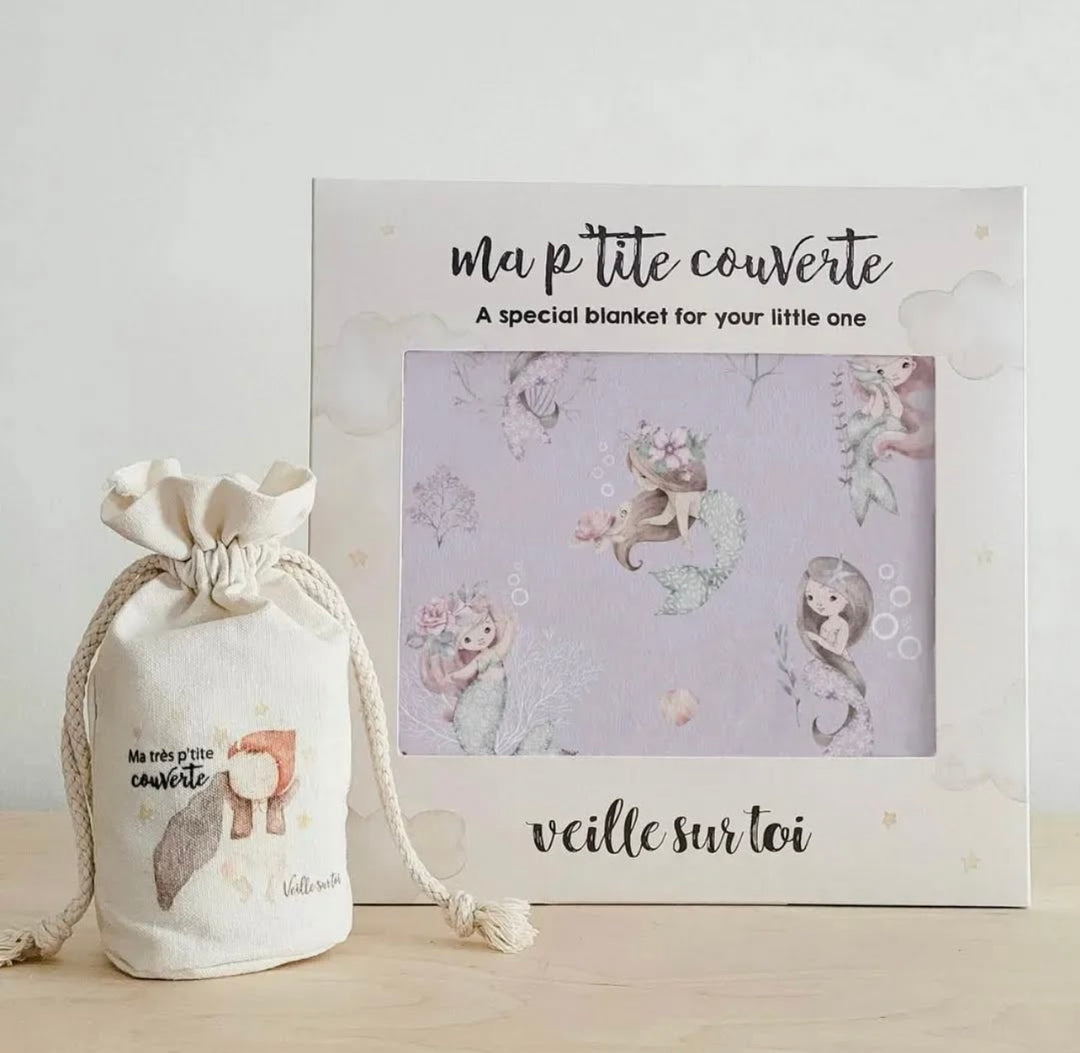 Ma p’tite couverte Régulier Coralie la sirène