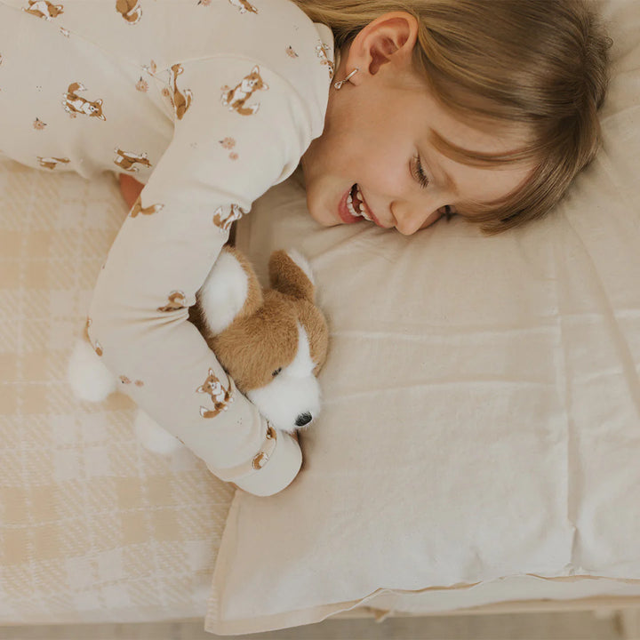Pyjama deux pièces en tricot côtelé Corgi