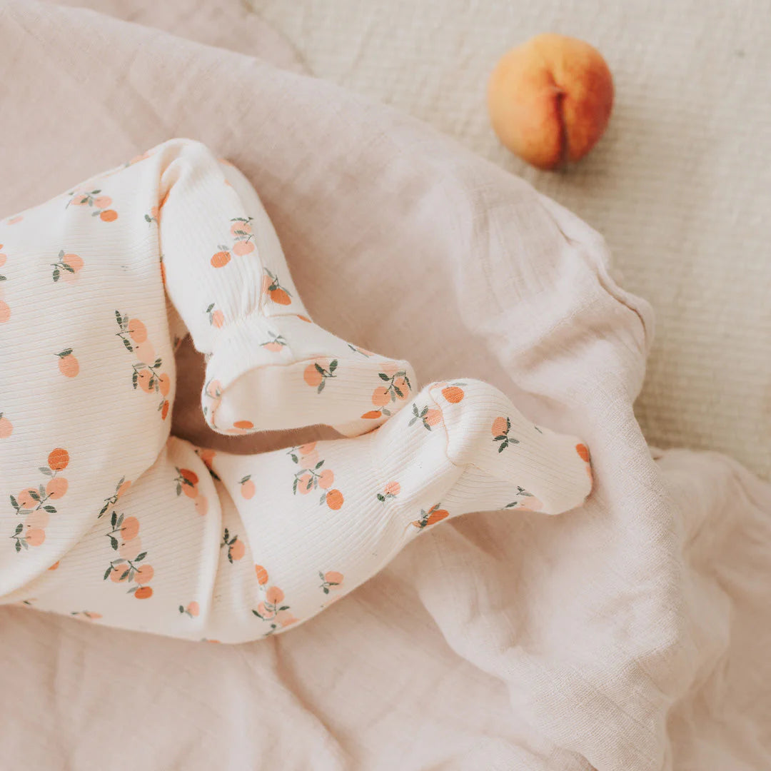 Pyjama une pièce côtelé Agrumes