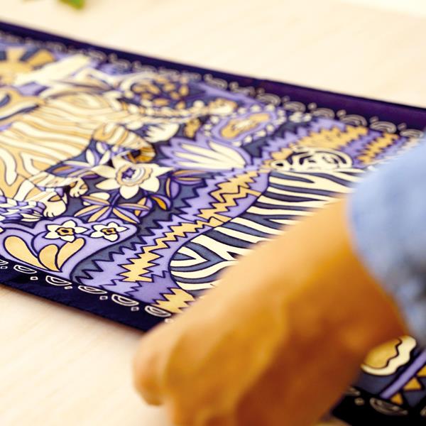 Atelier 10 : Peinture sur soie - Félins