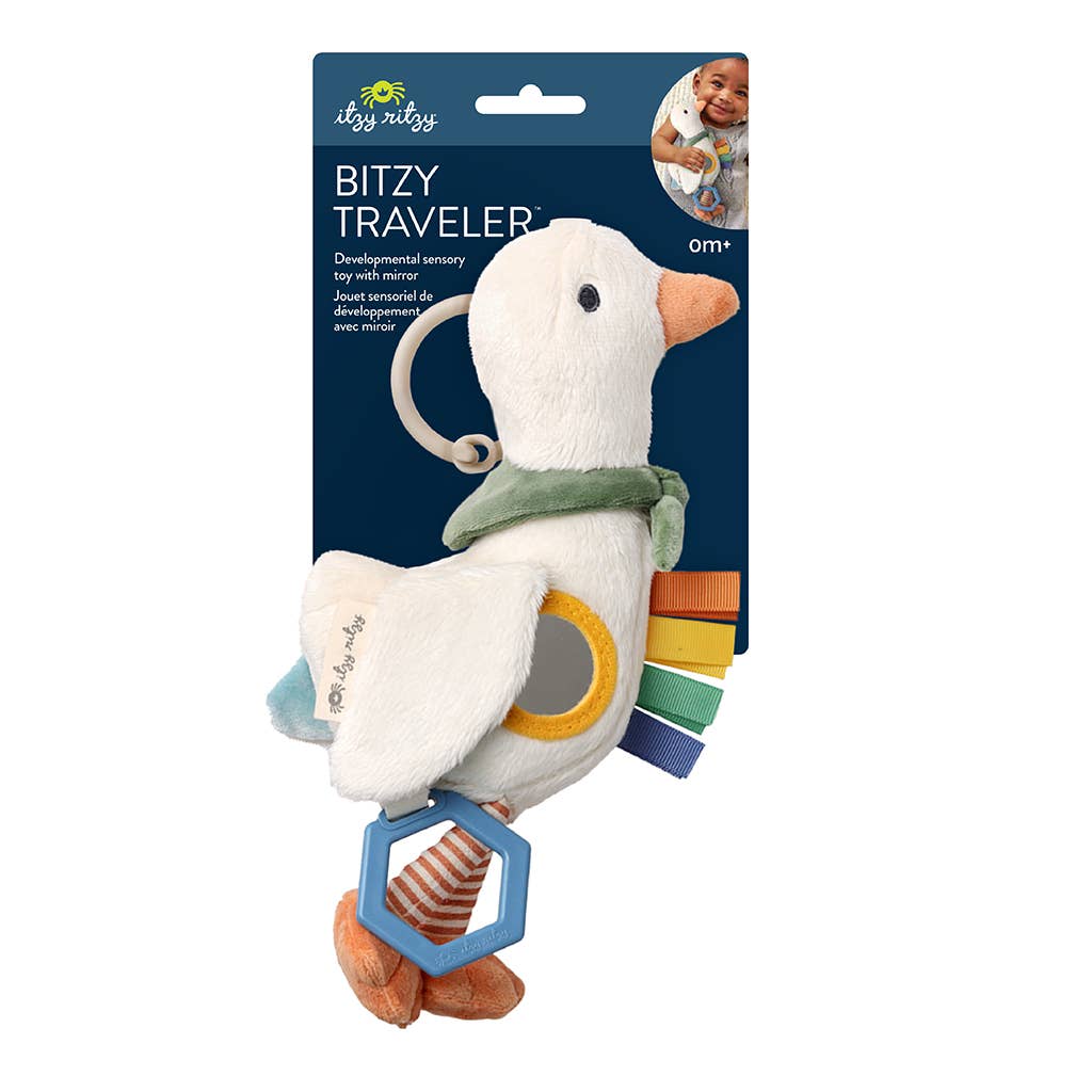 Jouet sensoriel Bitzy Traveler™ - Oie
