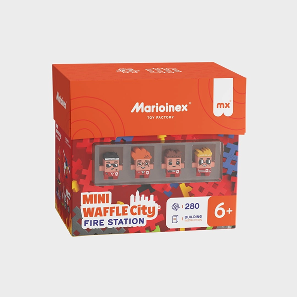 Mini Waffle - Caserne de pompiers (280 pcs)