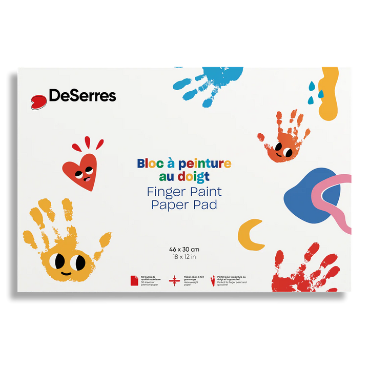Bloc à peinture au doigt