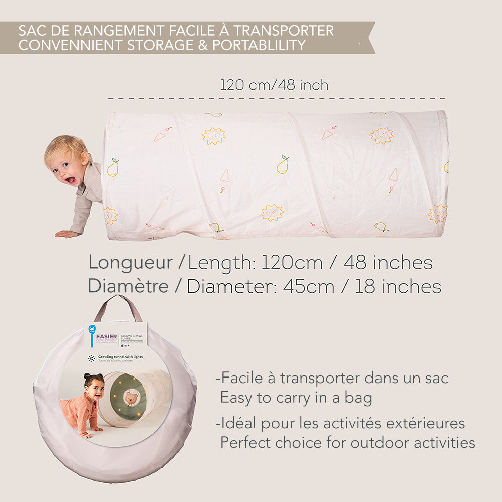 Tunnel lumineux "Glow & Go"