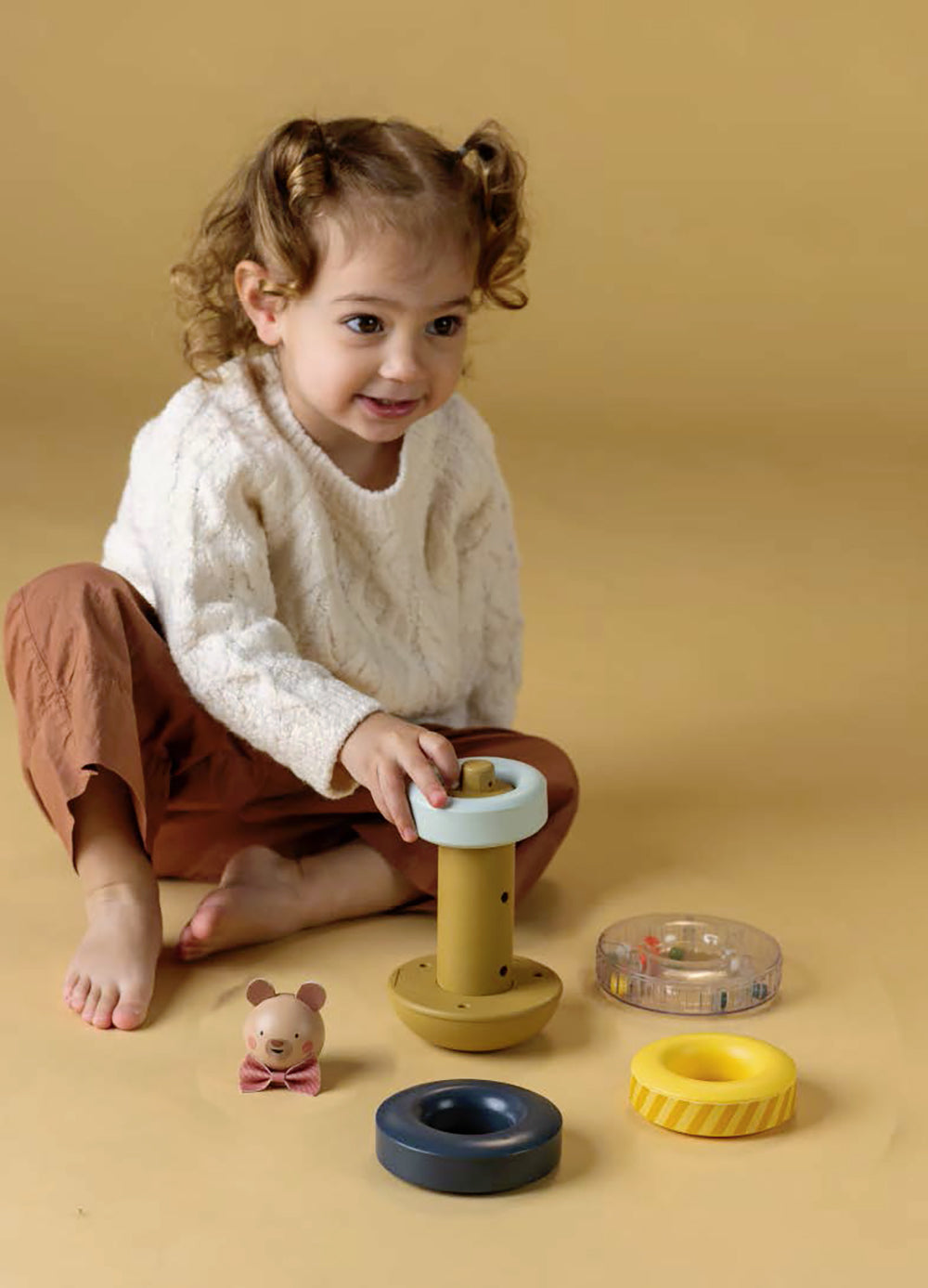 Ourson, anneaux à empiler