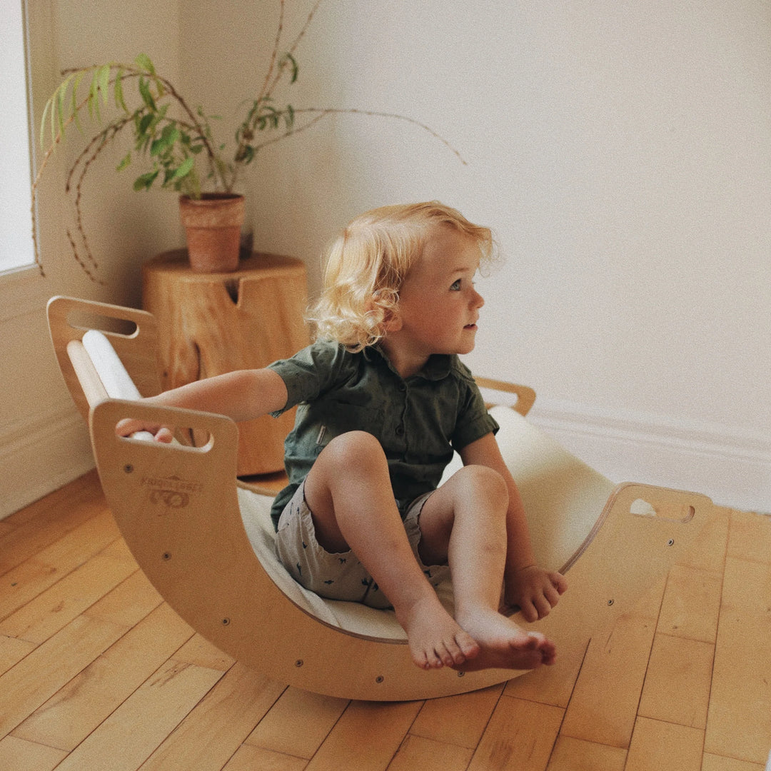Structure d’escalade Pikler – Coussin pour arche à bascule