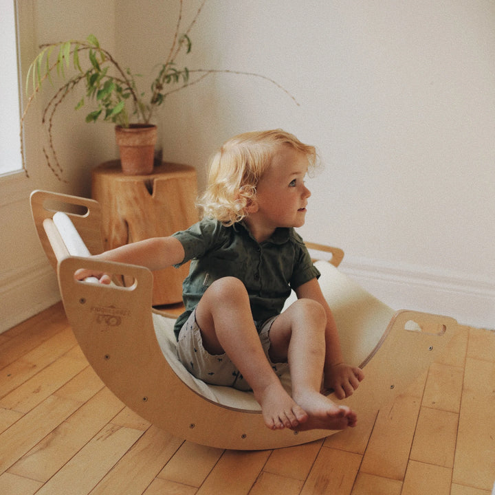 Structure d’escalade Pikler – Coussin pour arche à bascule