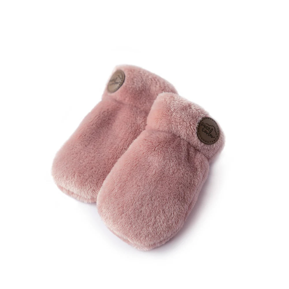 Mitaines en Minky pour bébé