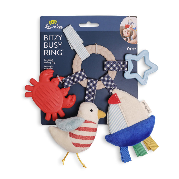 Jouet sensoriel Bitzy Busy Ring™ - Nautique