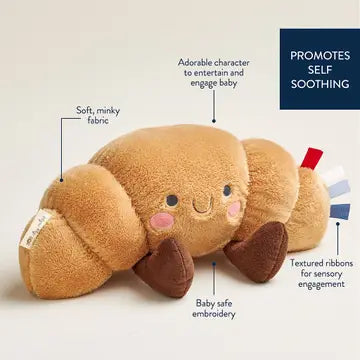 Sensory plush toy - Chloe the croissant