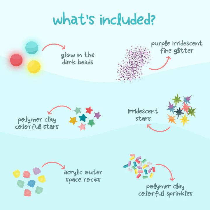 Fun Fillers for Sensory Jar - Outer Space