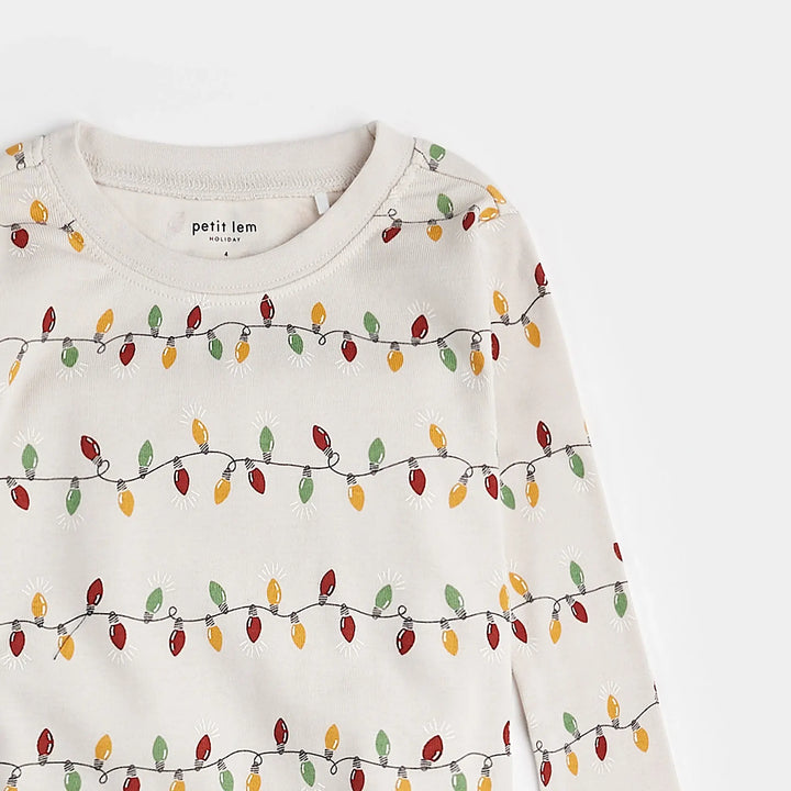 Pyjama deux pièces Christmas Lights  2 ans