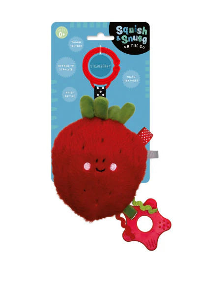 Peluche Squish & Snugg à emporter – Fraise
