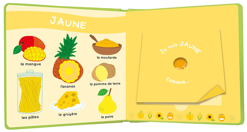 My book of smells and colors - The market